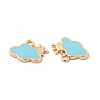 Alloy Enamel Charms FIND-A025-18G-01-1