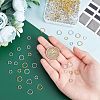 CHGCRAFT 300Pcs 6 Style Brass Round Rings KK-CA0002-95-3