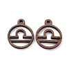 Walnut Wood Laser Cut Pendants WOOD-Q051-07J-1