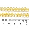 Transparent Crackle Glass Beads Strands CCG-L050-01B-04-4