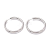 Tarnish Resistant 201 Stainless Steel Huggie Hoop Earrings EJEW-L256-05DT-P-1