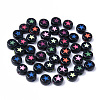 Opaque Black Acrylic Beads MACR-S273-44-1