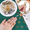 100Pcs 5 Colors Zinc Alloy Lobster Claw Clasps FIND-GA0008-18-3