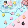 20Pcs 10 Colors Spray Painted Alloy Beads FIND-CJ0002-45-5