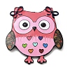 Heart Owl Enamel Pins JEWB-Z006-05A-EB-1