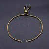 Adjustable 201 Stainless Steel Slider Bracelets Making LS-STAS-S105-JN646-2-4