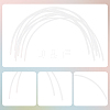 304 Stainless Steel Underwires FIND-WH0152-624-3