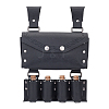 PU Imitation Leather Waist Belt Bag with 4 Cork Glass Bottles AJEW-WH0678-31A-1