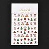 Christmas Theme Self Adhesive Nail Art Stickers MRMJ-A003-01G-2