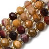 Natural Mookaite Beads Strands G-D105-B04-5