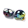 UV Plating Iridescent Acrylic Beads MACR-D032-14B-2