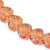 Transparent Glass Beads Strands GLAA-H038-01B-3