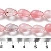 Cherry Quartz Glass Beads Strands G-B106-A01-02-5