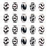 20Pcs 5 Styles Tibetan Style dZi Agate Beads G-TA0002-67-2