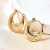 304 Stainless Steel Hoop Earrings for Women EJEW-L296-083G-2