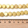 Electroplate Glass Beads Strands EGLA-F166-04C-G-4