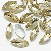 Pointed Back Glass Rhinestone Cabochons RGLA-T083-6x12mm-04-1