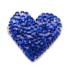 Heart Glitter Hotfix Rhinestone DIY-WH0268-17F-2