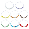 8Pcs Elastic Cords and Glass Golf Beads Count Stroke Score Counter HJEW-DR00089-1