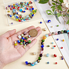 3 Styles Handmade Millefiori Glass Round Beads Strands LAMP-HY0001-16-4