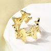 Brass Cuff Rings for Women RJEW-H262-06C-G-3