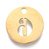 304 Stainless Steel Pendants STAS-F233-06-G-2