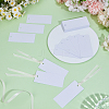 50Pcs Blank Rectangle White Paper Gift Tags CDIS-CN0001-03B-4