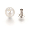 ABS Plastic Imitation Pearl Rivet Studs X-KY-L076-A-01-4