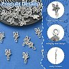 30Pcs Alloy Connector Charms FIND-YW0012-36-5