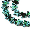 Spray Painted Synthetic Turquoise Beads Strands LS-UNKW-T001-11B-3