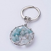 Natural Amazonite Keychain KEYC-E023-03A-2