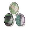 Natural Fluorite Oval Worry Stone G-R487-01E-1