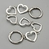 Alloy Heart Boot Strap Chains AJEW-WH0348-444P-1