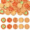 30Pcs 5 Styles Resin Imitation Pizza RESI-CJ0005-27-1