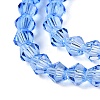 Gradient Color Baking Paint Glass Bead Strands X1-DGLA-A039-T4mm-A020-3