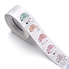 500 Adorable Round Cartoon Stickers in 6 Designs DIY-B010-01-2