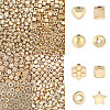 1800Pcs 8 Styles CCB Plastic Beads CCB-SC0001-16-1