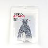 DIY Craft Beads 6/0 Ceylon Round Glass Seed Beads X-SEED-A011-4mm-149-3