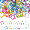 120Pcs 12 Colors Transparent Acrylic Beads MACR-PH0002-08-1