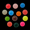 Mixed Color Round Resin Beads X-RESI-J002-22mm-M-1