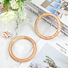 SUPERFINDINGS 2Pcs Wooden Bag Handles FIND-FH0004-62-5