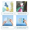Waterproof PVC Colored Laser Stained Window Film Static Stickers DIY-WH0314-106-3