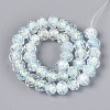 Handmade Foil Lampwork Beads Strands FOIL-T008-09D-2