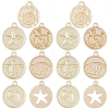 28Pcs 7 Styles Alloy Pendants FIND-SC0021-99-1