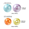 250Pcs 2 Styles Opaque Acrylic Beads MACR-FS0001-63-4
