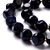 Natural Blue Tiger Eye Beads Strand G-M367-31A-2