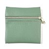 Imitation Leather Jewelry Storage Zipper Bags ABAG-G016-01B-06-1