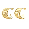 304 Stainless Steel C-Shaped Cuff Earrings EJEW-U070-02G-4