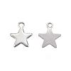 Tarnish Resistant 201 Stainless Steel Charms STAS-F039-04C-P-2