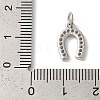 Rack Plating Brass Clear Cubic Zirconia Pendants KK-Z056-18P-3